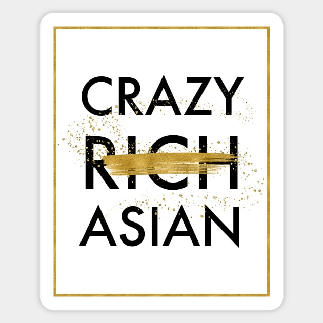 Crazy Not Rich Asian Sticker by literarylifestylecompany